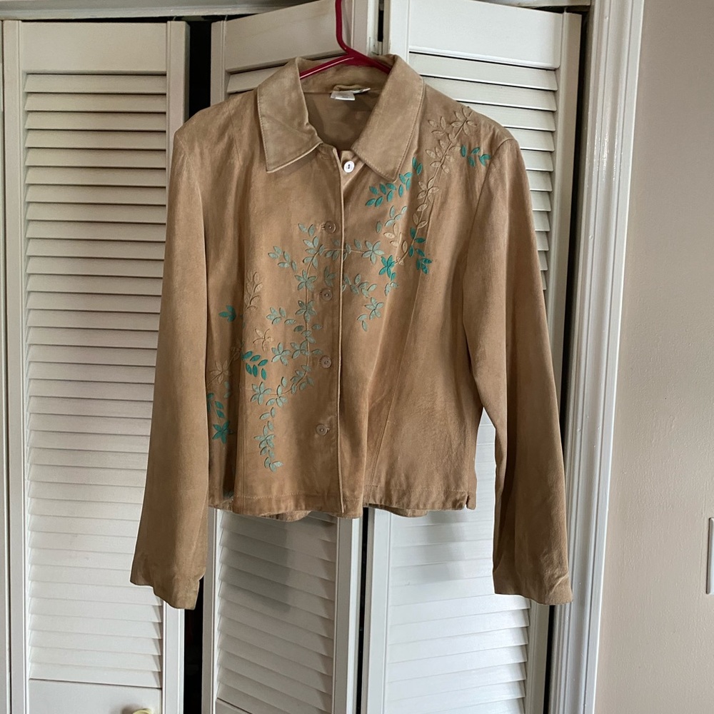 Coldwater Creek‎ Suede Jacket SZ LG